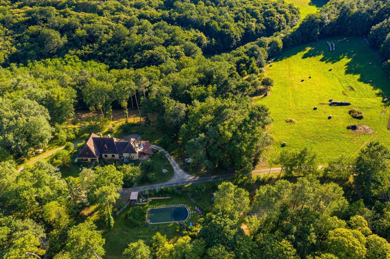 Maison De Charme, Piscine Naturelle Dordogne Perigord Prats-du-Périgord Esterno foto